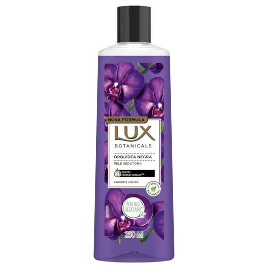 SABONETE LIQUIDO LUX BOTANICALS ORQUIDEA NEGRA 250ML