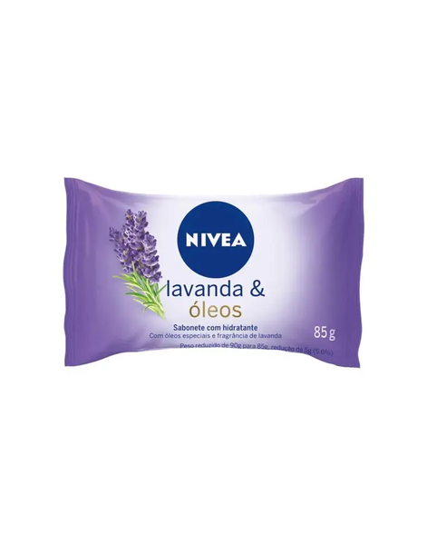 SABONETE NIVEA HIDRATANTE LAVANDA E OLEOS 85G