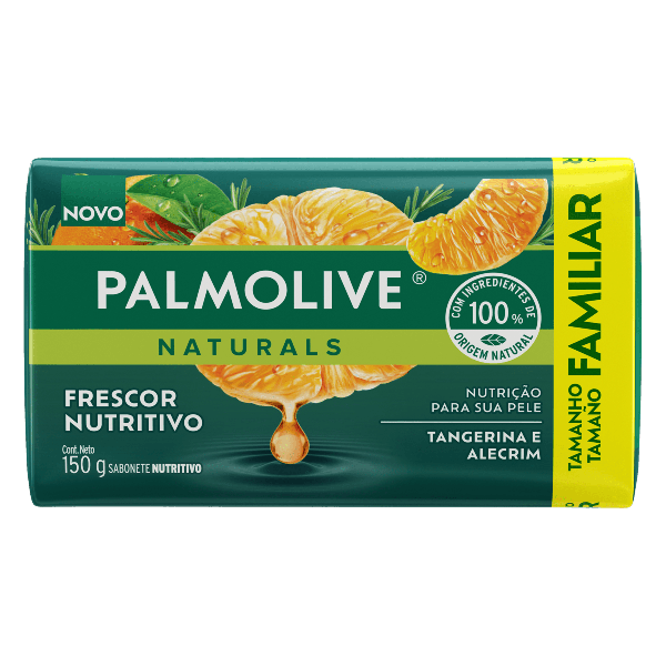 SABONETE PALMOLIVE NATURALS FRESCOR NUTRITIVO 150G