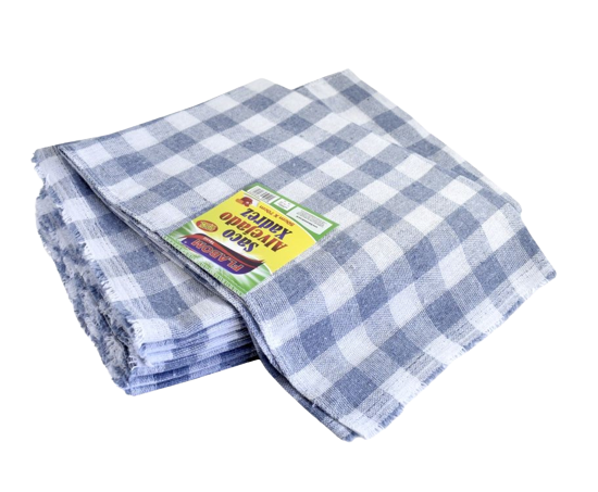 SACO FLABOM ALVEJADO XADREZ 50X70CM REF.4693