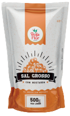 SAL GROSSO BEIJA FLOR C/MOSTARDA 500G