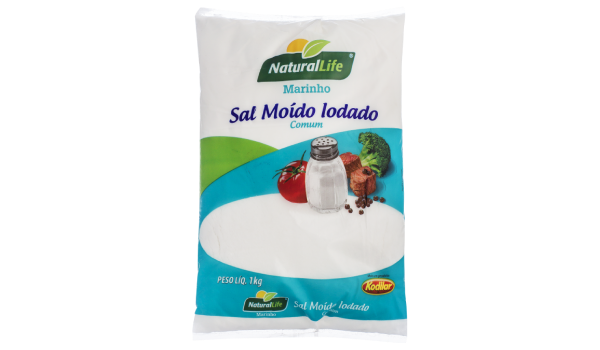 SAL MARINHO NATURALLIFE MOIDO IODADO 1KG