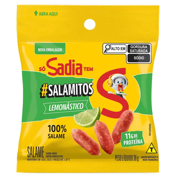 SALAME SADIA SALAMITOS LIMAO 36G