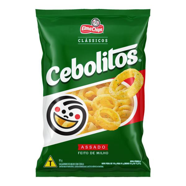 SALGADINHO ELMA CHIPS CEBOLITOS 91G