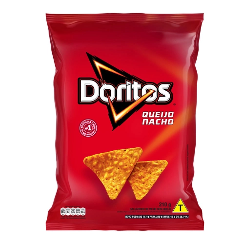 SALGADINHO ELMA CHIPS DORITOS NACHO 210G