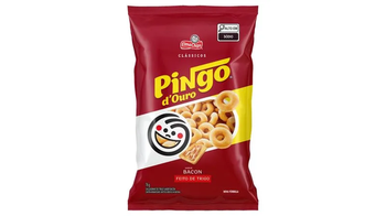 SALGADINHO ELMA CHIPS PINGO D'OURO BACON 76G