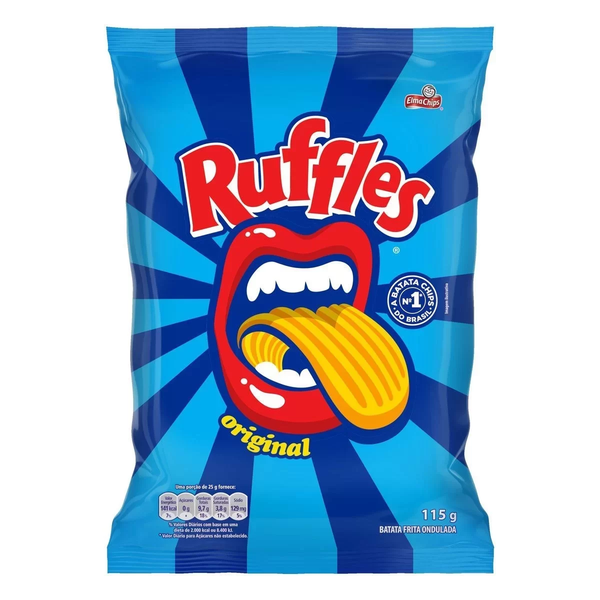 SALGADINHO ELMA CHIPS RUFFLES 115G