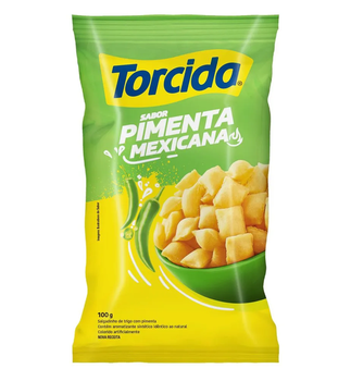 SALGADINHO ELMA CHIPS TORCIDA PIMENTA MEXICANA 100G