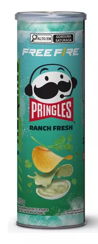 SALGADINHO PRINGLES RANCH FRESH FREE FIRE 105G