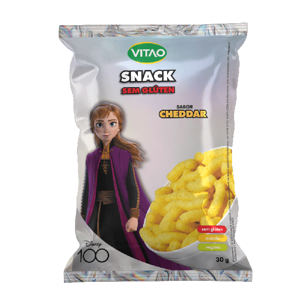 SALGADINHO VITAO SNACKS S/GLUTEN DISNEY CHEDDAR 30G