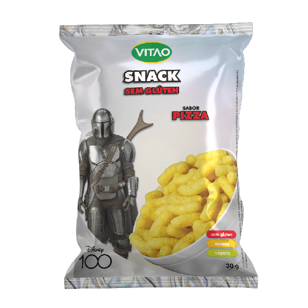 SALGADINHO VITAO SNACKS S/GLUTEN DISNEY PIZZA 30G