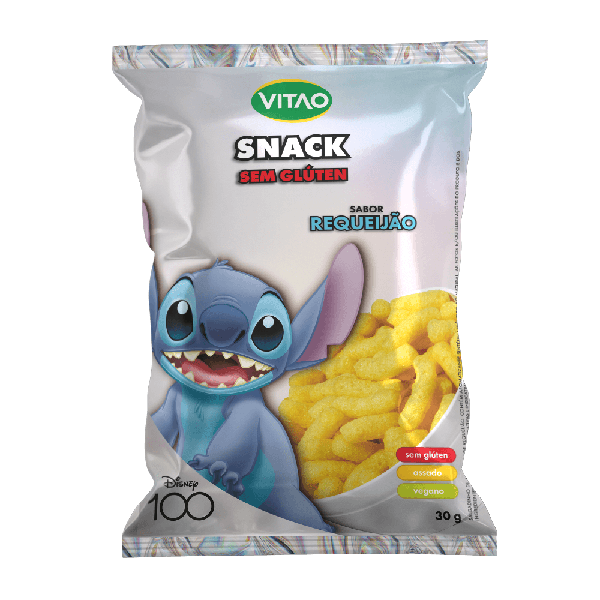 SALGADINHO VITAO SNACKS S/GLUTEN DISNEY REQUEIJAO 30G