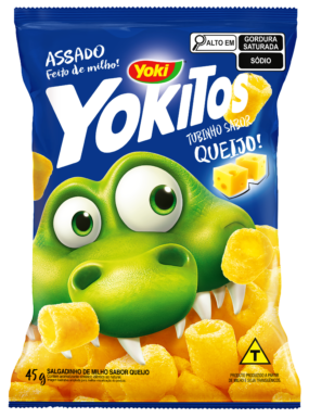 SALGADINHO YOKITOS TUBINHO QUEIJO 45G