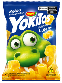 SALGADINHO YOKITOS TUBINHO QUEIJO 45G