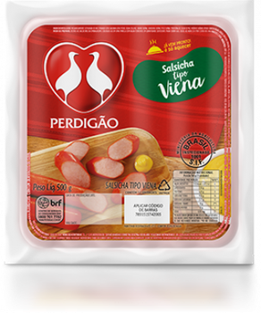 SALSICHA PERDIGAO TIPO VIENA 500G