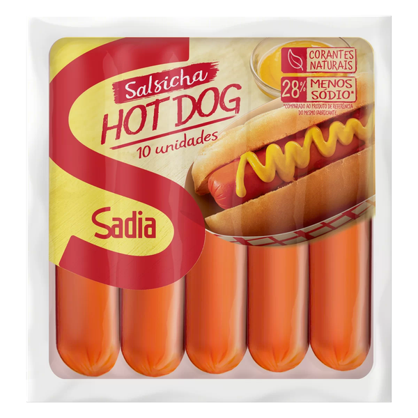 SALSICHA SADIA HOT DOG 500G