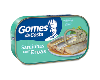 SARDINHA GOMES DA COSTA C/ERVAS 125G