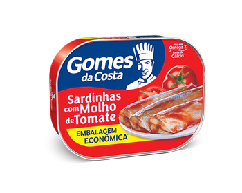 SARDINHA GOMES DA COSTA C/MOLHO TOMATE 250G