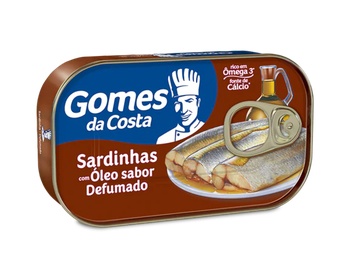 SARDINHA GOMES DA COSTA C/OLEO DEFUMADO 125G