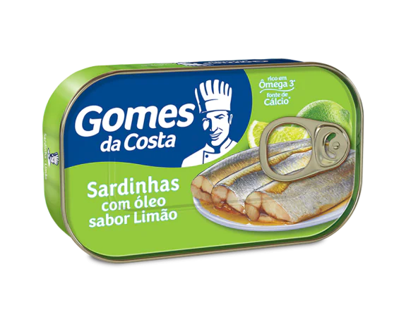 SARDINHA GOMES DA COSTA C/OLEO LIMAO 125G