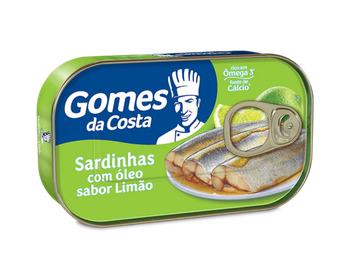 SARDINHA GOMES DA COSTA C/OLEO LIMAO 125G