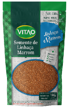 SEMENTE LINHACA VITAO MARROM 200G