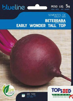 SEMENTE TOPSEED BETERRABA EARLY WONDER TALL TOP 5G