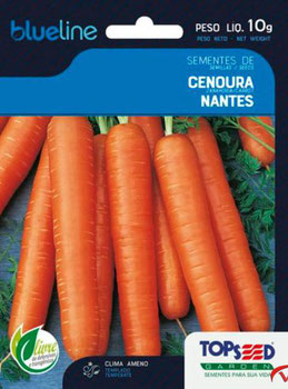 SEMENTE TOPSEED CENOURA NANTES 10G