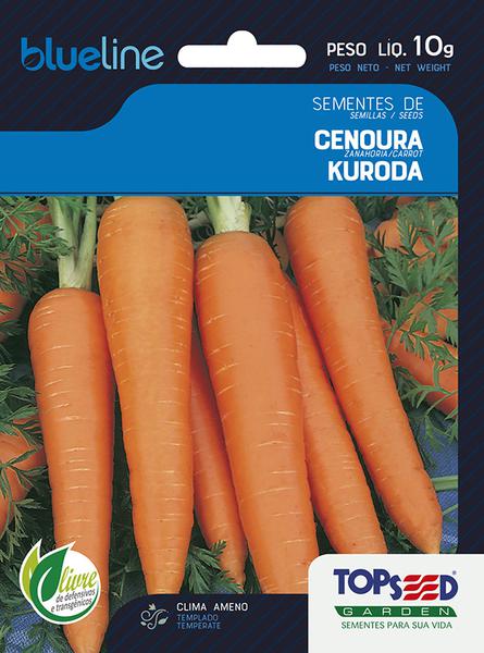 SEMENTE TOPSEED CENOURA NOVA KURODA 10G