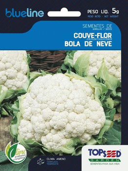 SEMENTE TOPSEED COUVE FLOR BOLA DE NEVE 5G