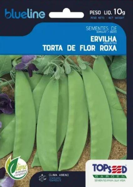 SEMENTE TOPSEED ERVILHA TORTA DE FLOR ROXA 10G