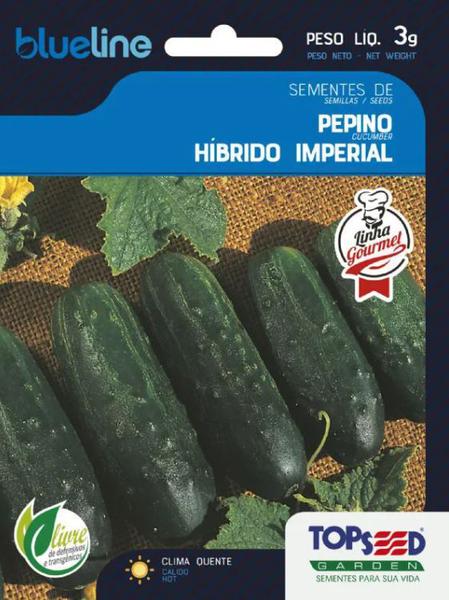 SEMENTE TOPSEED PEPINO HIBRIDO IMPERIAL 3G