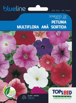 SEMENTE TOPSEED PETUNIA MULTIFLORA ANA SORTIDA 10G