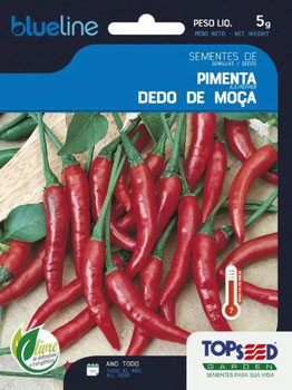 SEMENTE TOPSEED PIMENTA DEDO DE MOCA 5G