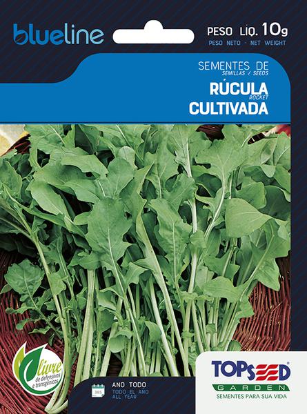 SEMENTE TOPSEED RUCULA CULTIVADA 10G