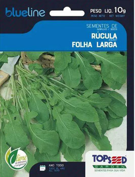 SEMENTE TOPSEED RUCULA FOLHA LARGA 10G