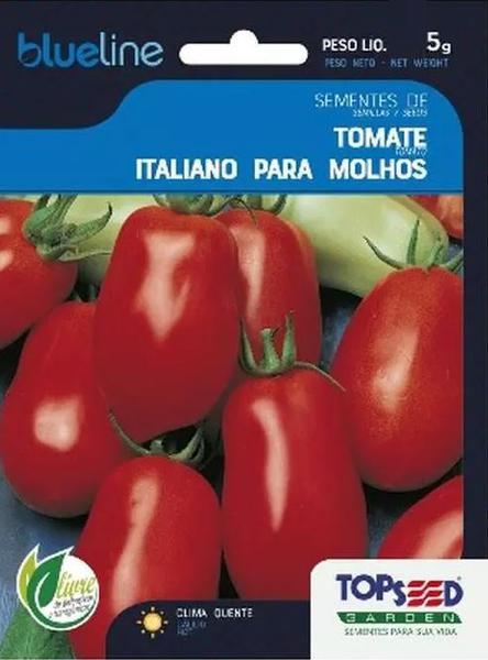 SEMENTE TOPSEED TOMATE ITALIANO P/MOLHOS 5G
