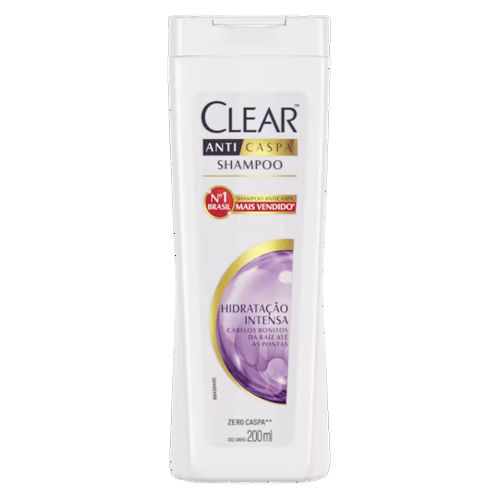 SHAMPOO CLEAR ANTICASPA HIDRATACAO INTENSA 200ML