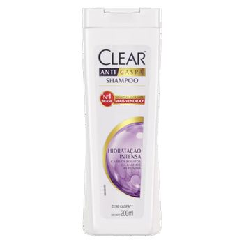 SHAMPOO CLEAR ANTICASPA HIDRATACAO INTENSA 200ML