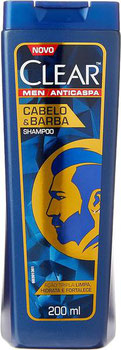 SHAMPOO CLEAR MEN ANTICASPA CABELO&BARBA 200ML
