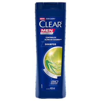 SHAMPOO CLEAR MEN CONTROLE E ALIVIO DA COCEIRA 400ML