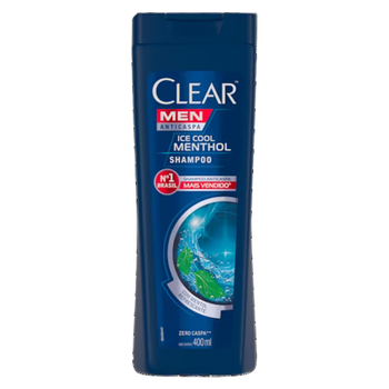 SHAMPOO CLEAR MEN ICE COOL MENTHOL 400ML