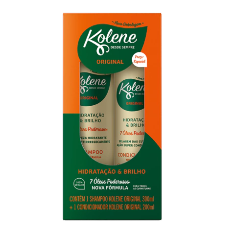 SHAMPOO+CONDICIONADOR KOLENE ORIGINAL 300ML+200ML