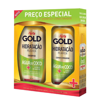 SHAMPOO+CONDICIONADOR NIELY GOLD HIDRATACAO MILAGROSA 275ML+175ML