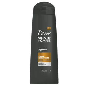 SHAMPOO DOVE MEN CARE FORCA RESISTENTE 2X1 200ML