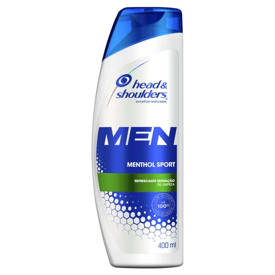 SHAMPOO HEAD & SHOULDERS MEN MENTHOL REFRESCANTE 200ML