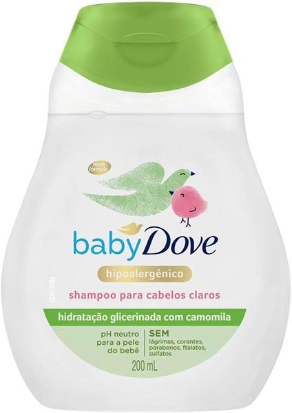 SHAMPOO INFANTIL DOVE BABY CABELOS CLAROS 200ML