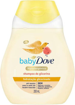 SHAMPOO INFANTIL DOVE BABY HIDRATACAO GLICERINADO 200ML