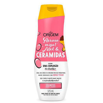 SHAMPOO ORIGEM ARRASA MIGA MEL E CERAMIDAS 325ML