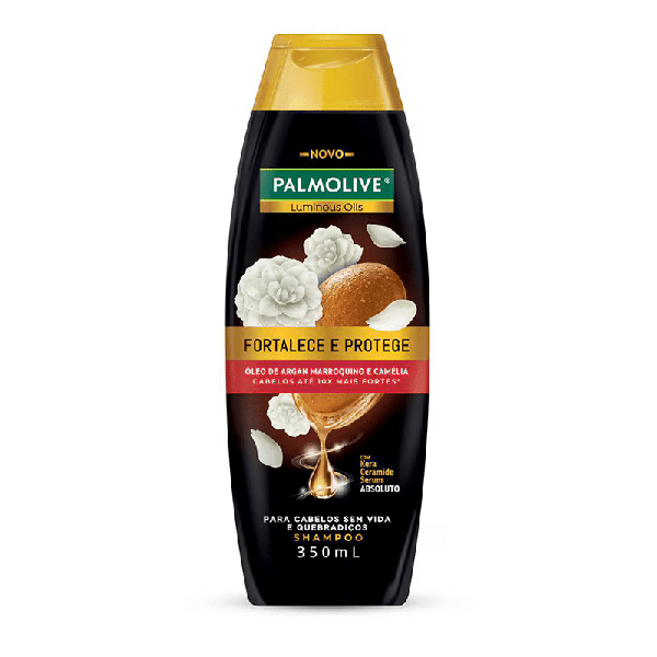 SHAMPOO PALMOLIVE LUMINOUS OILS ARGAN E CAMELIA 350ML